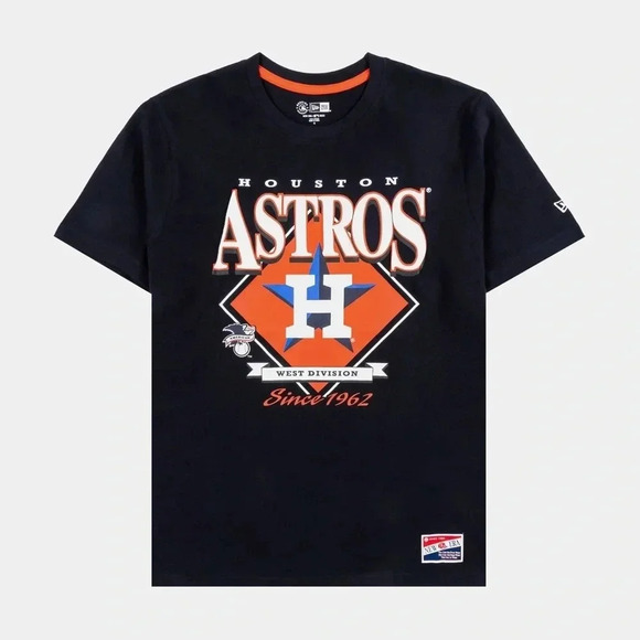 New Houston Astros New Era Short Sleeve Tee Size Medium - Picture 1 of 7